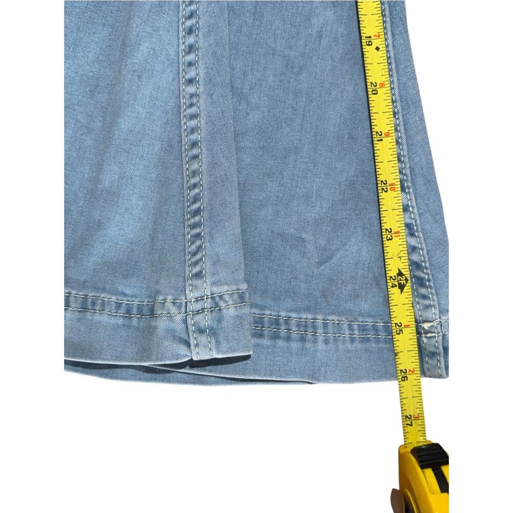 Free People We The Free Cha Cha Flare Jeans Pull On High Rise Bell Bottom Sz 27 - Picture 4 of 7